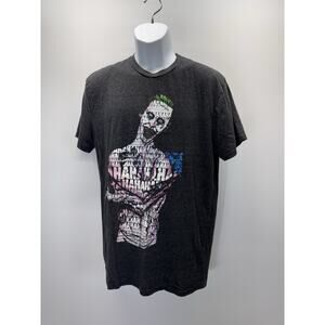 Suicide Squad Joker T Shirt Jared Leto Men’s Size Large Black Graphic
